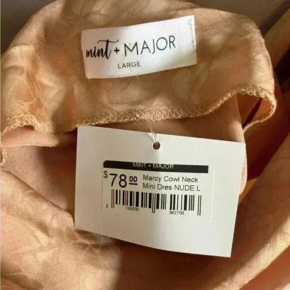 Mint & Major Cowl Neck Mini Dress - Picture 7 of 7